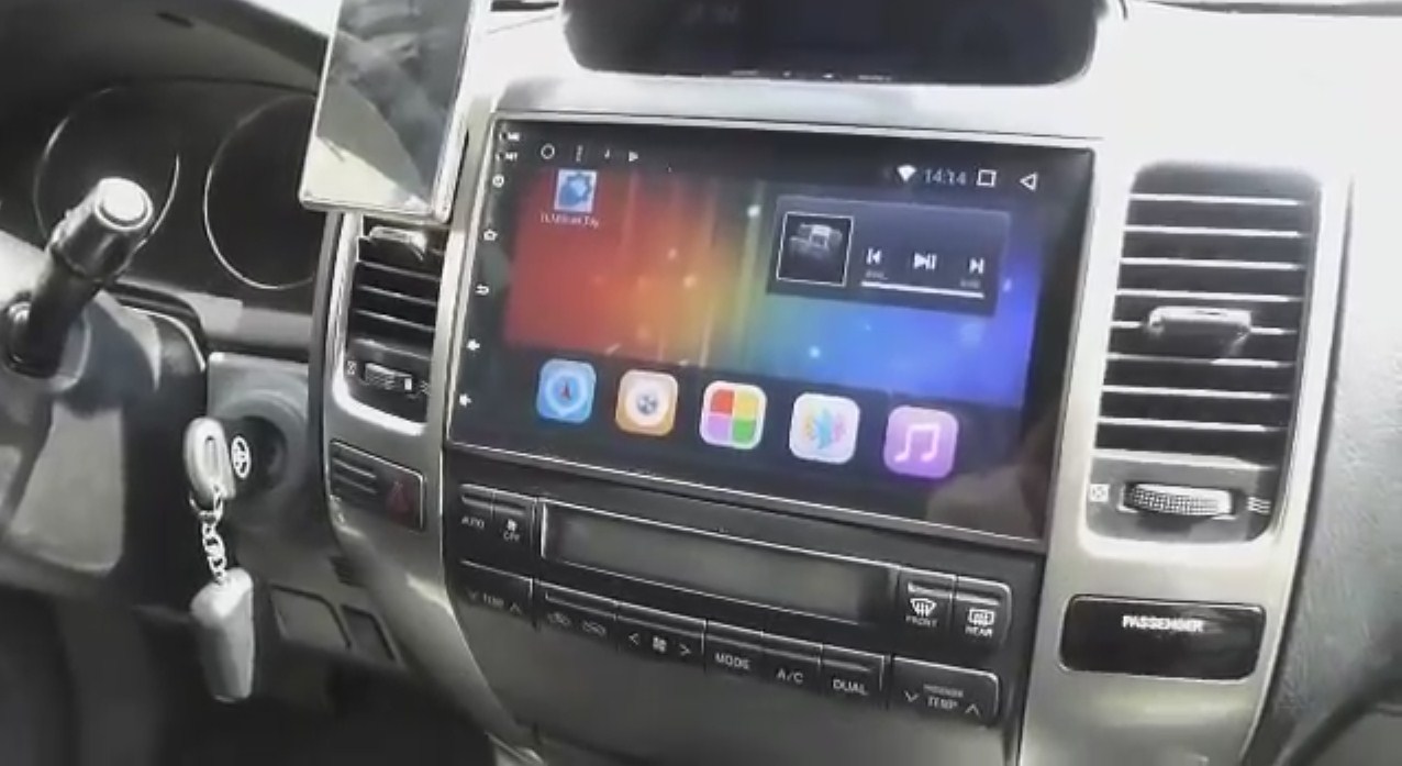 Установка Андроид магнитолы в ПРАДО-120 (доработка креплений+активатор усилителя)