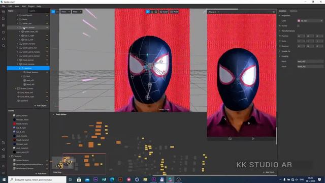 Backstage mask Spider man смотреть онлайн