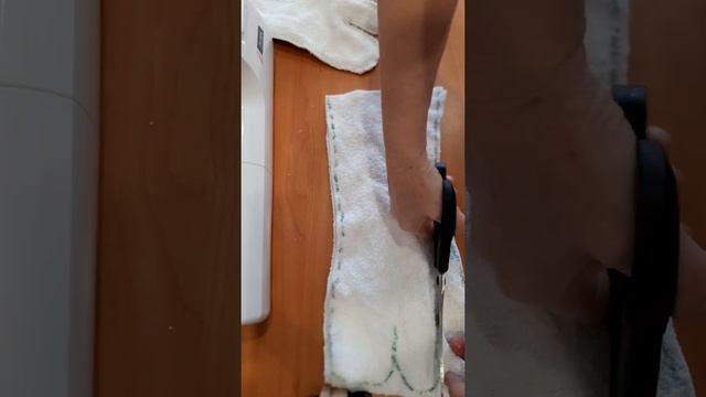 Как шить рукавицу-мочалку.how to sew a mitten washcloth. смотреть онлайн