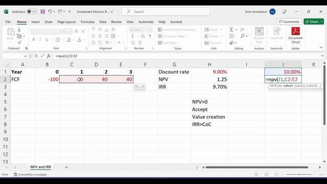 NPV and IRR смотреть онлайн