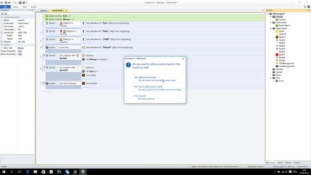 Делаем платформер в Construct 2 #3 [Игровые монеты, переход между уровнями] смотреть онлайн