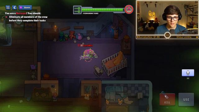 LIVE - Betrayal.io with Viewers - FREE Among Us "like" Game! - Come Play! смотреть онлайн