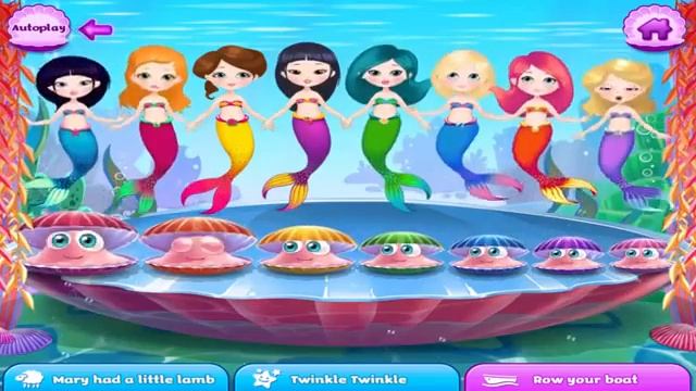 Play Fun Mermaid Princess Kids Games Clean Up Doctor And Songs Learn And Have Fun Game For Children смотреть онлайн