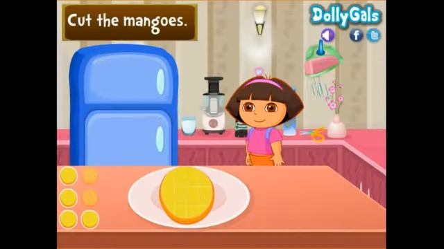 Dora the Explorer Cooking Mango Cheesecake Game смотреть онлайн