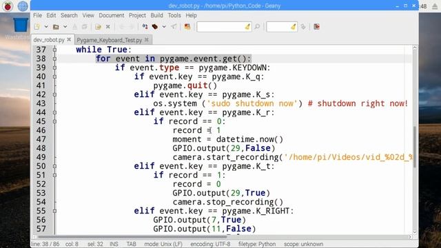 Raspberry Pi Devastator Robot #4: Pygame & Speed Control смотреть онлайн