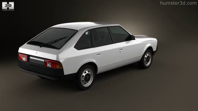 AZLK Moskvitch 2141 Aleko 1986 by 3D model store Humster3D.com смотреть онлайн