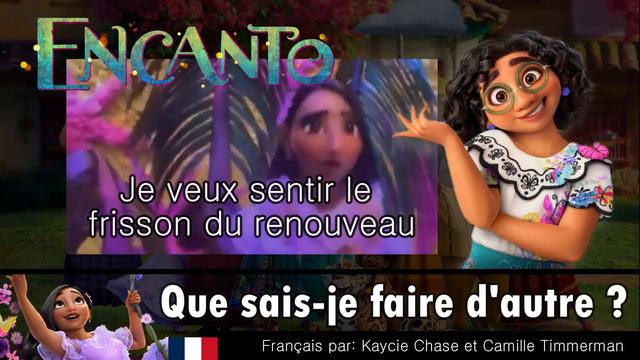 Que sais-je faire d'autre paroles - De Disney Encanto: La Fantastique Famillie Madrigal смотреть онлайн