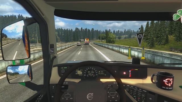 ETS2 #121 Patch 1.27|Zürich - München über die Alpen|Volvo FH16|ohne promods map [German|HD] смотреть онлайн