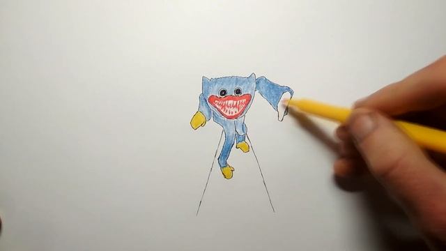Рисуем Хаги Ваги из игры Poppy Playtime смотреть онлайн