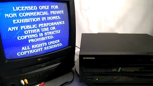1995 PIONEER LASER DISC PLAYER - CD CDV LD PLAYER CLD-D604 w/ KARAOKE смотреть онлайн