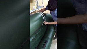 1-Часть Ремонт швов на лодке ПВХ. Bager, CAYMAN.