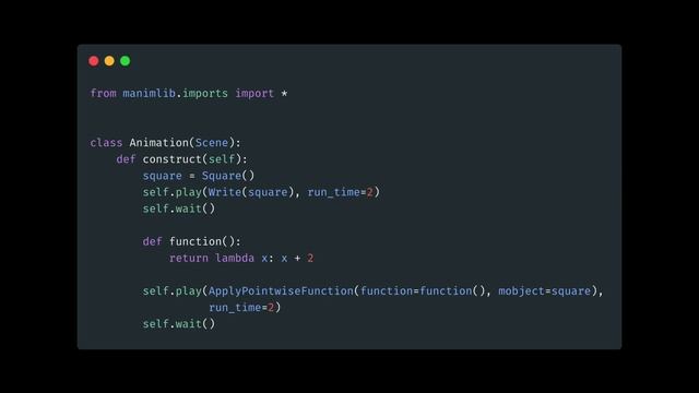 Manim Example | ApplyPointwiseFunction Animation Effect смотреть онлайн