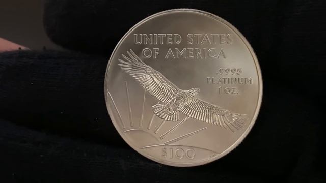1 oz American Platinum Eagle Unboxing смотреть онлайн