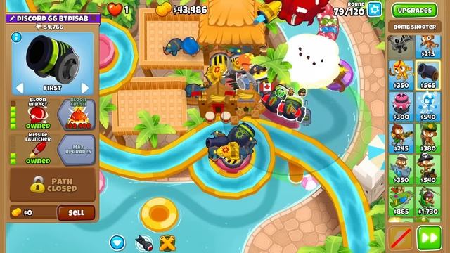 This NEW Buff Makes Bomb Shooters KNOCKBACK Now! (Bloons TD 6) смотреть онлайн