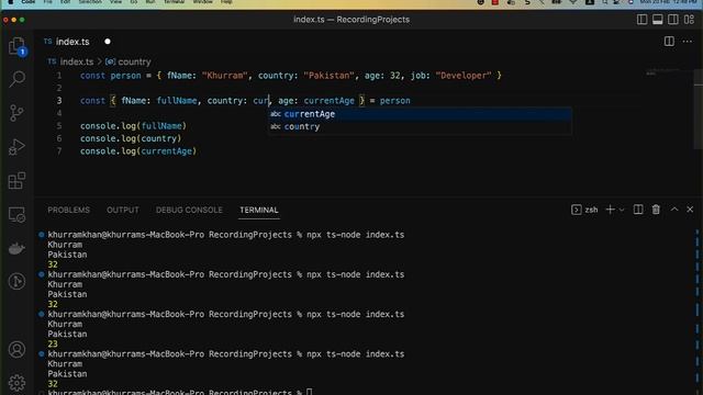 Destructuring - Part 2 - Object смотреть онлайн