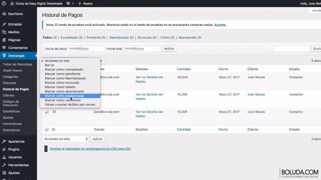 Curso de Easy Digital Downloads смотреть онлайн