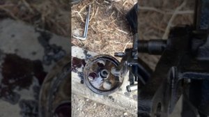 Тайота Раум 4×4 снятие и разборка насоса ГУР