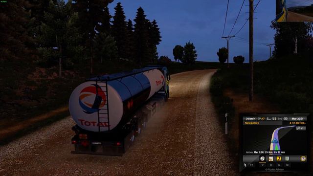 Euro Truck Simulator 2 (1.30) Trailer Pack Cistern Euro Fuel + DLC's & Mods смотреть онлайн