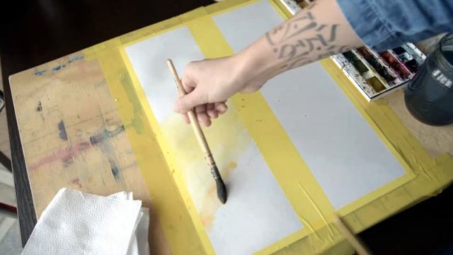 Акварель. Пейзажи по-сырому смотреть онлайн