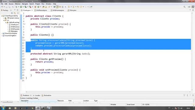 Padrão de Projeto Chain of Responsability - Implementação Java смотреть онлайн