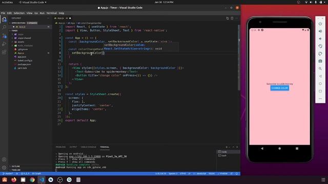 useState Hook in react or react native | functional component смотреть онлайн