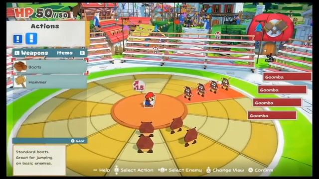 Getting To Peach's Ruined Castle: Paper Mario The Origami King смотреть онлайн