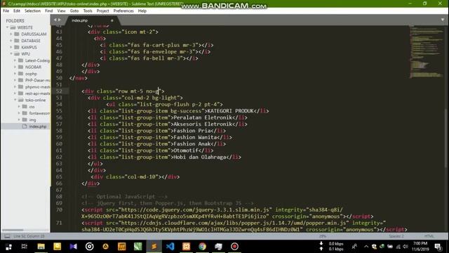 #2 Sidebar dan Jumbotron - Membuat Template Toko Online Menggunakan Framework Bootstrap смотреть онлайн