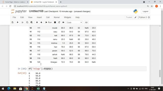 HANDLING MISSING DATA (dropna & fillna) IN PANDAS смотреть онлайн
