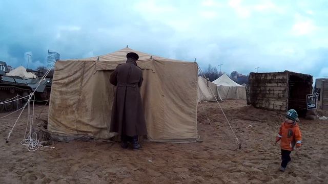 Военная техника в Парке 300-летия 30.04.2018 смотреть онлайн