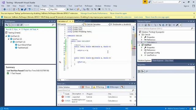 Unit Test Demo смотреть онлайн