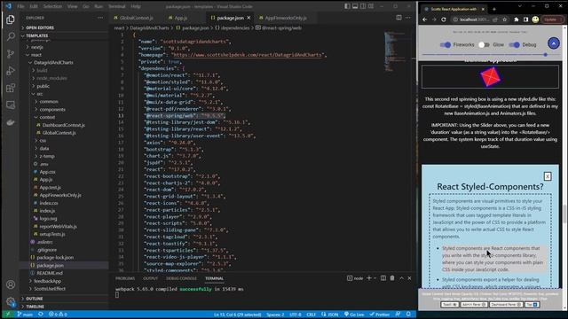 I created React Application for 2023 with dashboards, animations, fireworks, tag cloud & more. Look смотреть онлайн