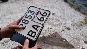 Классная рамка для нового маленького регистрационного номерного знака на мотоцикл