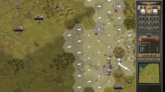 Panzer Corps MP Vanilla Campaign Scenario 4 France (Day 10) смотреть онлайн