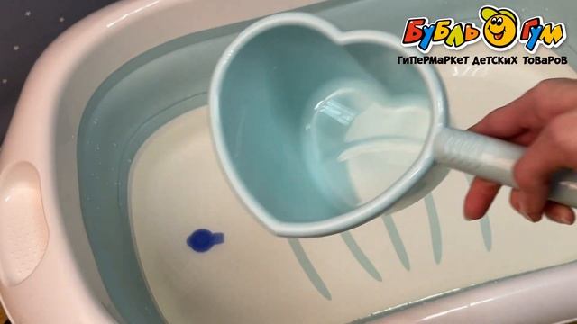 Ковшик для купания LalaBaby Follow Me голубой 1,4л