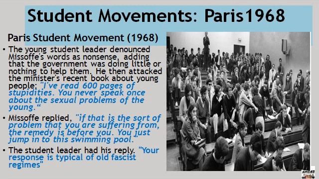 Part 3 Student Movements: Paris 1968; Beijing 1989 Generic Elective (History)The World After 1945 смотреть онлайн