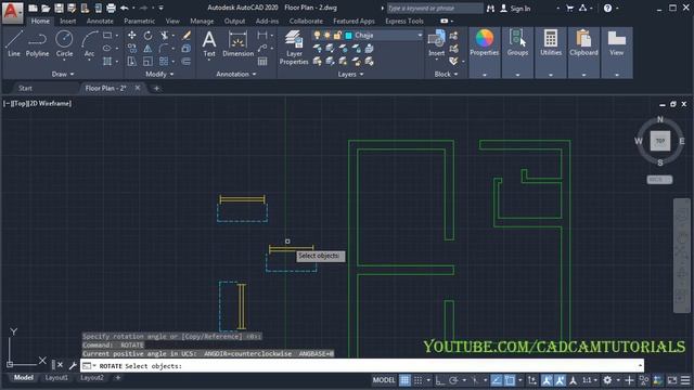 AutoCAD Simple Floor Plan for Beginners - 2 of 5 смотреть онлайн