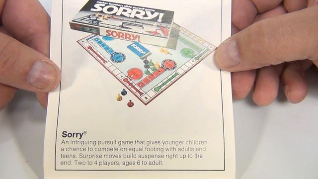 Monopoly Game History Brochure - 1973 Parker Brothers Toys - Clue, Risk, Careers, Sorry, Flinch смотреть онлайн