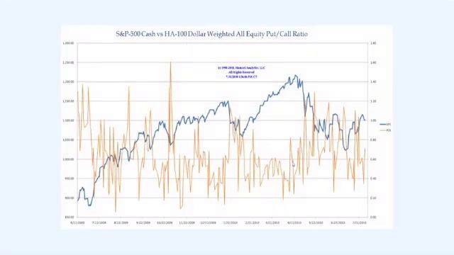 Dollar-Weighted Put Call Ratios Explained (8/1/10 Market Timing Webinar excerpt) смотреть онлайн