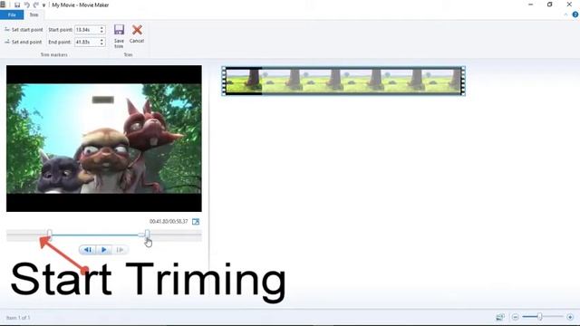 How to trim a video in Windows Movie Maker смотреть онлайн