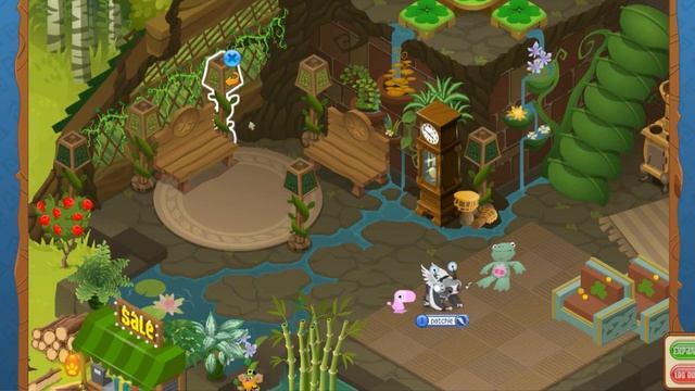 Animal Jam NATURE Den Tutorial & Walkthrough / AJ Den Speed Decorating! смотреть онлайн