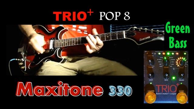 Blues from scratch with Digitech TRIO+ POP (style 8) Maxitone смотреть онлайн
