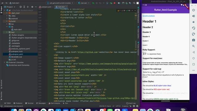 flutter_html | Flutter Package to Write HTML code in Flutter App смотреть онлайн
