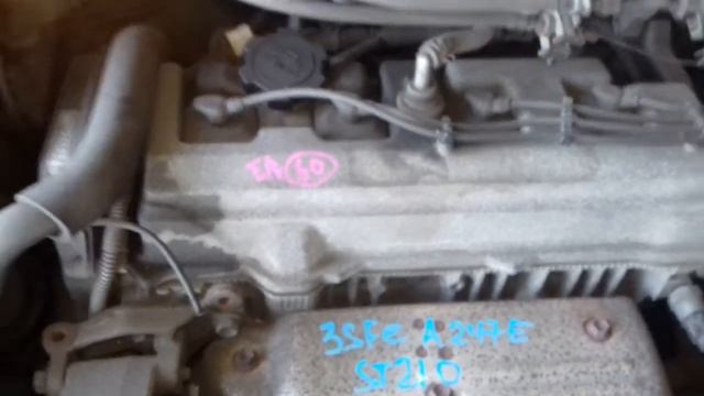 Двигатель с КПП, Toyota 3S-FE - 7934230 AT A247E FF ST210 катушка коса+комп, 131 000 km смотреть онлайн