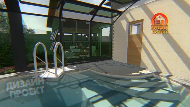 Баня с басейном и беседкой смотреть онлайн