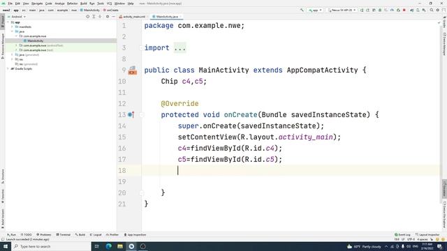 17- chip and chip group in android studio смотреть онлайн