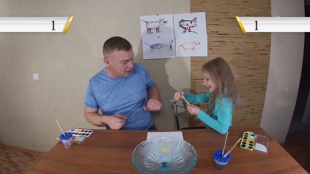 ART CHALLENGE | РИСУЕМ КИСТОЧКА В ЗУБАХ | ЦИКЛОП, ВАЛЛИ И ДРУГИЕ смотреть онлайн