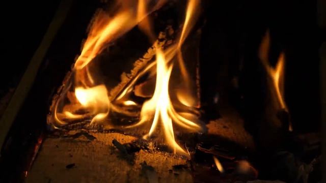 Огонь. Для медитации. Для снятия стресса. Для сна / Звуки костра в лесу ночью смотреть онлайн
