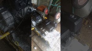 увеличение мощности мотобуксировщика заменой двигателя с 6,5 на 9 л.с гусянка 380 мм