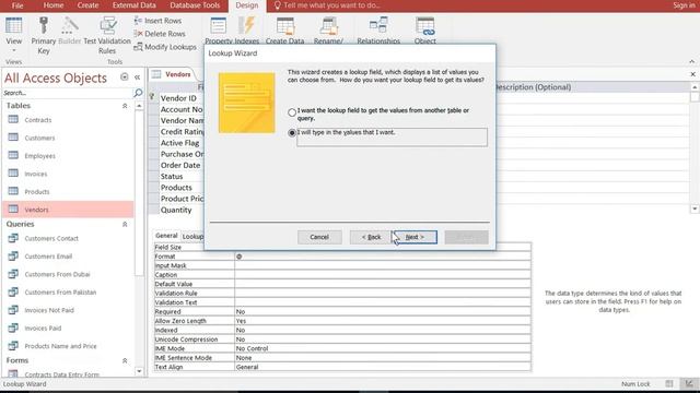 MS Office Access Import Vendors Excel File & Access Update Vendor Table #Class 8 смотреть онлайн
